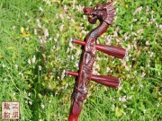 【已售】藏品紫檀龙头二泉二胡-暗夜精灵-2689