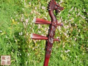 【已售】藏品紫檀龙头二泉二胡-暗夜精灵-2689