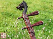 【已售】藏品紫檀龙头二泉二胡-天山雪脉-2701