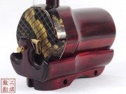 【已售】高级紫檀小高胡-鲤跃龙门-3179