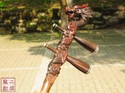 【已售】藏品老红木龙头二胡-巴山夜雨-3211