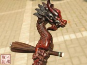 【已售】藏品老红木龙头二胡-巴山夜雨-3211