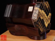 【已售】珍品印度金星小叶紫檀整筒二胡5454-洪湖主题随想曲