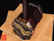 【已售】珍品印度金星小叶紫檀整筒二胡5454-洪湖主题随想曲