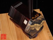 【已售】珍品印度金星小叶紫檀整筒二胡5454-洪湖主题随想曲