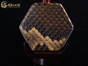 【已售】龙韵高级紫檀二胡7304 青花瓷