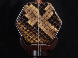 【已售】龙韵高级紫檀二胡8165 青花瓷