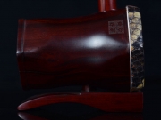 【已售】龙韵异型底托紫檀二胡9465 天山风情