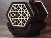 【已售】龙韵自然蟒皮珍品老红木二胡11077 阳光