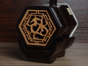 【已售】龙韵自然皮整筒老红木二胡 编号 11996 一枝花