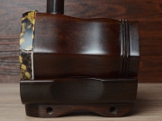 【已售】龙韵自然皮整筒老红木二胡 编号 11996 一枝花