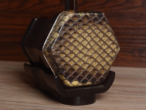 【已售】龙韵龙头珍品老红木二胡 编号:12018 一枝花