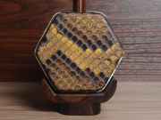 【已售】龙韵自然皮整筒老红木二胡 编号:12048 一枝花