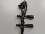 龙韵牌黑檀龙头二胡-编号：10D龙07